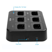 RETEVIS RTC777 Six-Way Walkie Talkie Charger for Retevis H777, US Plug