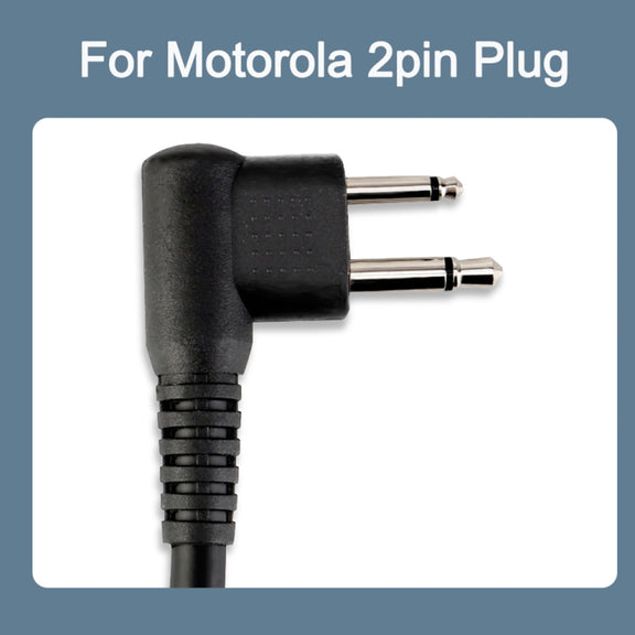RETEVIS HM004 IPX5 Water-resistant 2 Pin Motorcycle Speaker Microphone for Motorola GP68/GP88/GP300/ GP2000/CT150