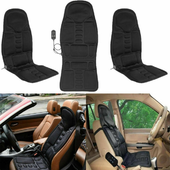 7 Massage Heads 8 Modes Car / Household Multifunctional Whole Body Cervical Massage Seat Cushion, Plug Type:US Plug(Black)