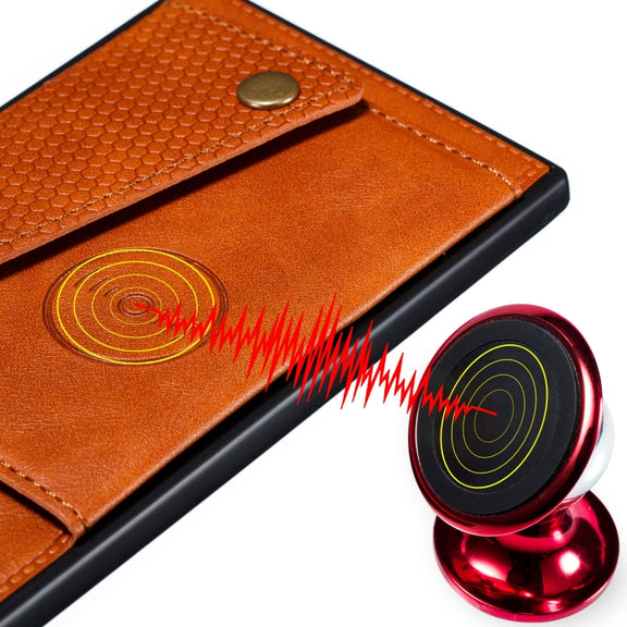 For Xiaomi Mi 11 Ultra Double Buckle PU + TPU Shockproof Magnetic Protective Case with Card Slot & Holder(Light Brown)