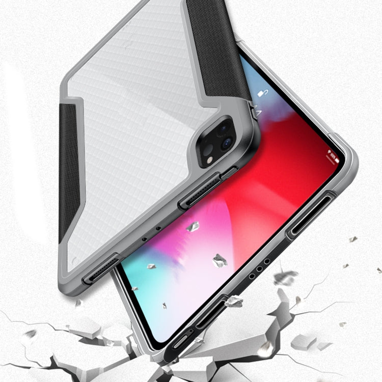 For iPad Pro 11 2022 / 2021 / 2020 Mutural Yagao Series PC Horizontal Flip Leather Tablet Case with Holder & Pen Slot(Grey)