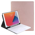YA11B-A 2021 Detachable Lambskin Texture Round Keycap Bluetooth Keyboard Leather Tablet Case with Touch Control & Pen Slot & Stand For iPad Pro 11 (2021)(Rose Gold) - For iPad Pro by PMC TechLife | Online Shopping South Africa | PMC TechLife