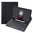 YA11B 2021 Detachable Lambskin Texture Round Keycap Bluetooth Keyboard Leather Tablet Case with Pen Slot & Stand For iPad Pro 11 (2021)(Black) - For iPad Pro by PMC TechLife | Online Shopping South Africa | PMC TechLife