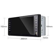 Q3160 7 inch Car Touch Capacitive Screen MP5 Player Support FM / TF / Mirror Link for Toyota Corolla