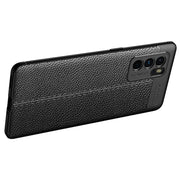 For OPPO Reno6 Pro 5G Litchi Texture TPU Shockproof Case(Blue)