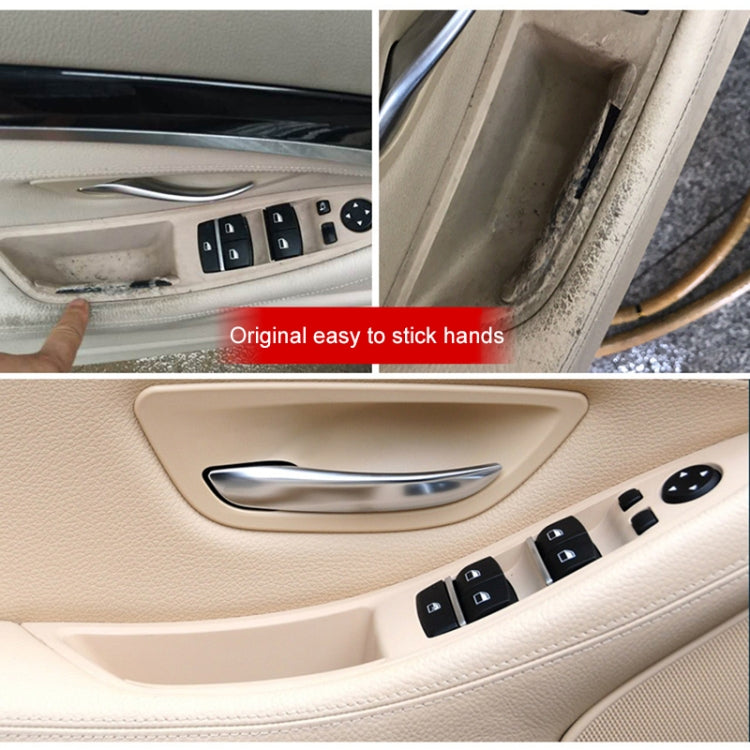 Car Left Front Inner Door Armrest for BMW  5 Series F10 / F18, Left Driving(Grey)