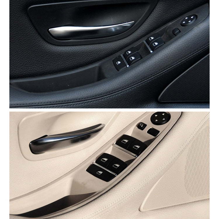 Car Left Front Inner Door Armrest for BMW  5 Series F10 / F18, Left Driving(Grey)
