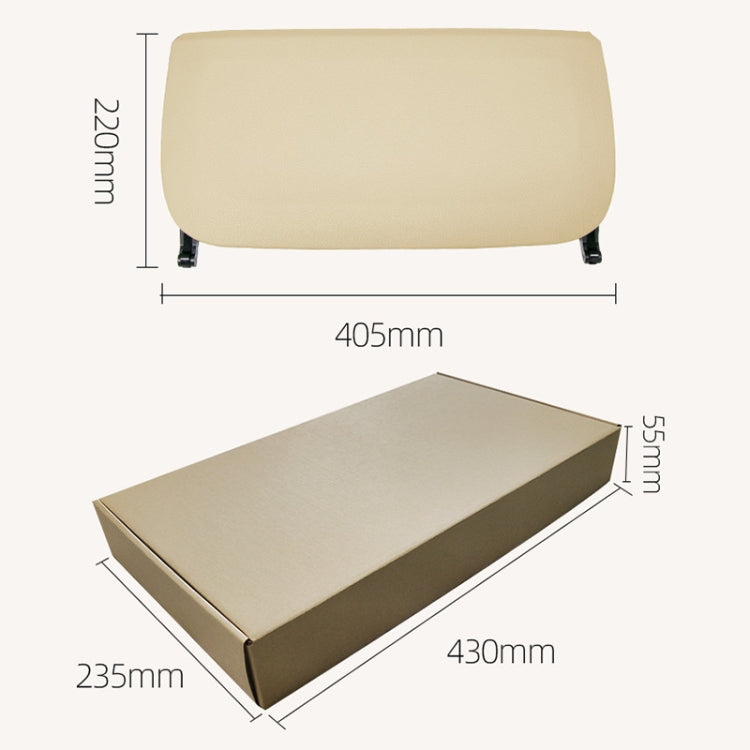 Car Seat Rear Panel Storage Bag 5210 9173 670 for BMW 5 Series / 7 Series, Standard Version(Grey)