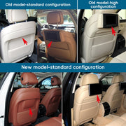 Car Seat Rear Panel Storage Bag 5210 9173 669 for BMW 5 Series / 7 Series, Standard Version(Beige)