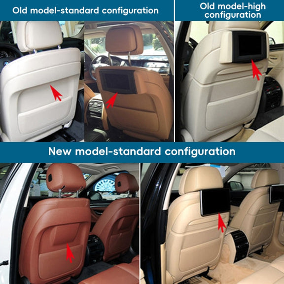 Car Seat Rear Panel Storage Bag 5210 9173 669 for BMW 5 Series / 7 Series, Standard Version(Beige)