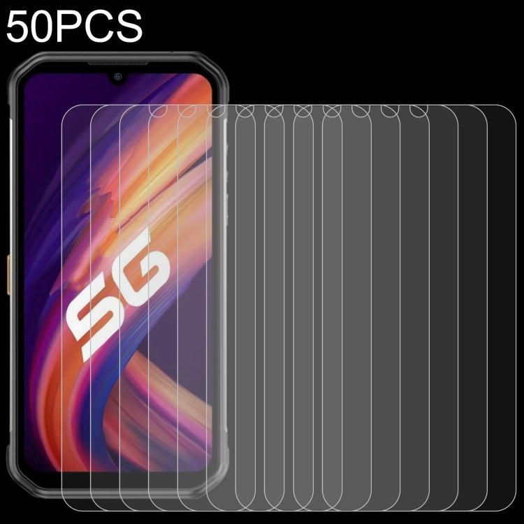For Ulefone Armor 11T 5G / Armor 11 5G 50 PCS 0.26mm 9H 2.5D Tempered Glass Film