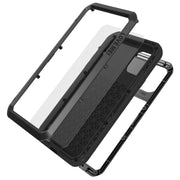 For iPhone 11 Pro Max LOVE MEI Metal Shockproof Water-resistant Dustproof Protective Case(Silver)