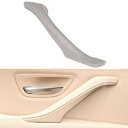 Car Leather Right Side Inner Door Handle Assembly 51417225854 for BMW 5 Series F10 / F18 2011-2017(Grey)
