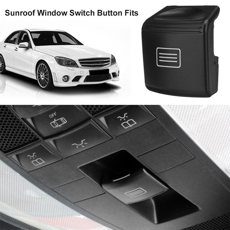 Car Sunroof Switch Button Dome Light Button for Mercedes-Benz W204 / X204 2008-2015(Mercerized Beige)