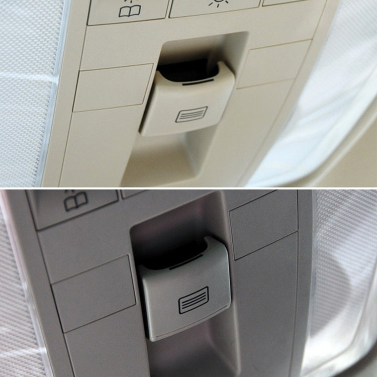 Car Sunroof Switch Button Dome Light Button for Mercedes-Benz W204 / X204 2008-2015(Grey White)