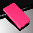 For Sharp Aquos R6 idewei Crazy Horse Texture Horizontal Flip Leather Case with Holder & Card Slots & Wallet(Rose Red) - More Brand by idewei | Online Shopping South Africa | PMC TechLife | Buy Now Pay Later Mobicred