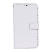 For Sharp Aquos R6 idewei Crazy Horse Texture Horizontal Flip Leather Case with Holder & Card Slots & Wallet(White)