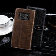 For Sharp Aquos R6 idewei Crocodile Texture Horizontal Flip Leather Case with Holder & Card Slots & Wallet(Dark Blue)