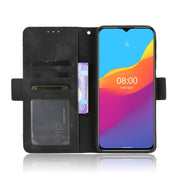 For Ulefone Note 10 Skin Feel Calf Pattern Horizontal Flip Leather Case with Holder & Card Slots & Photo Frame(Black)