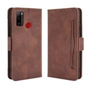 For Ulefone Note 10 Skin Feel Calf Pattern Horizontal Flip Leather Case with Holder & Card Slots & Photo Frame(Brown)