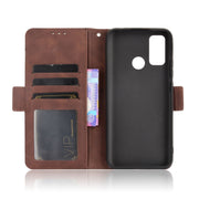 For Ulefone Note 10 Skin Feel Calf Pattern Horizontal Flip Leather Case with Holder & Card Slots & Photo Frame(Brown)
