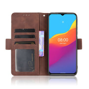 For Ulefone Note 10 Skin Feel Calf Pattern Horizontal Flip Leather Case with Holder & Card Slots & Photo Frame(Brown)
