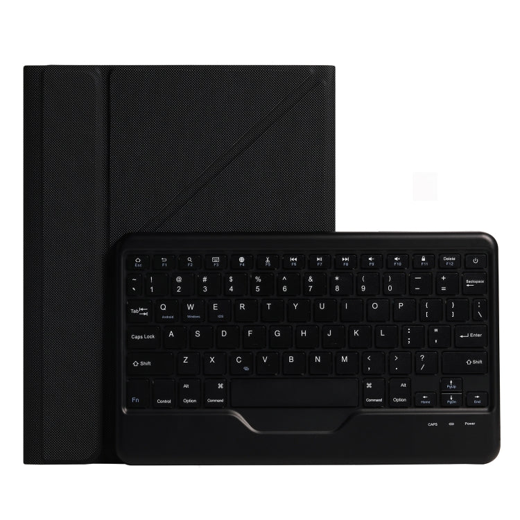 B07 Splittable Bluetooth Keyboard Leather Tablet Case with Triangle Holder & Pen Slot For iPad 9.7 2018 & 2017 / Pro 9.7 / Air 2(Black Diamond Pattern)