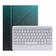 B07 Splittable Bluetooth Keyboard Leather Tablet Case with Triangle Holder & Pen Slot For iPad 9.7 2018 & 2017 / Pro 9.7 / Air 2(Gradient Dark Green) - Universal by PMC TechLife | Online Shopping South Africa | PMC TechLife