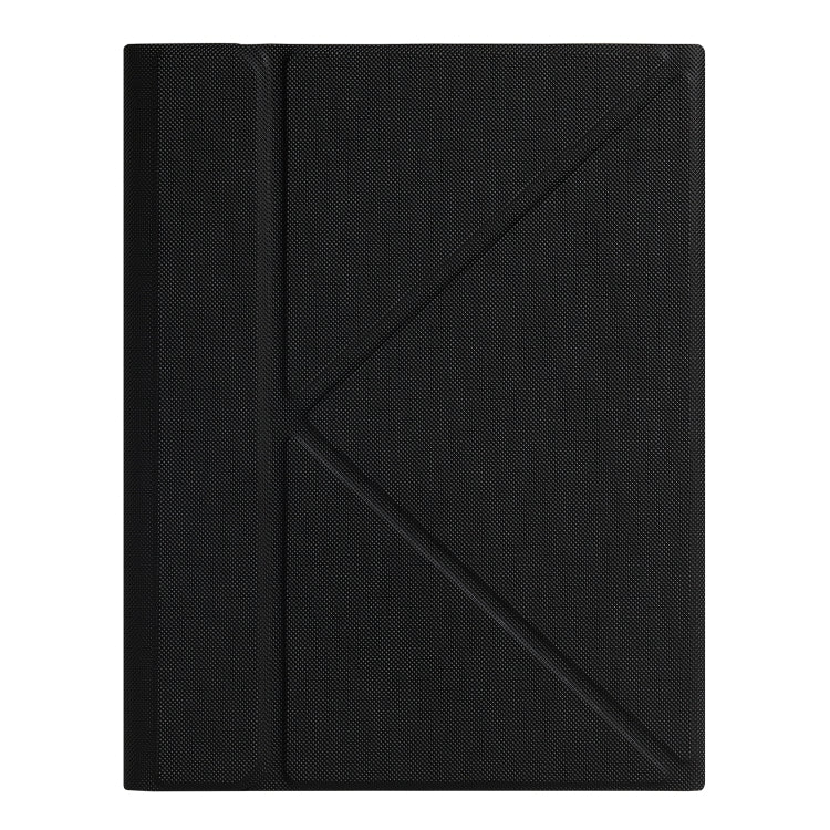 B07S Splittable Backlight Bluetooth Keyboard Leather Tablet Case with Triangle Holder & Pen Slot For iPad 9.7 2018 & 2017 / Pro 9.7 / Air 2(Black Diamond Pattern)