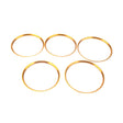 A5819-02 5 PCS Car Gold Air Conditioner Air Outlet Decorative Ring for Mercedes-Benz - free shipping - PMC Jewellery - Order now!