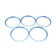 A5819-03 5 PCS Car Blue Air Conditioner Air Outlet Decorative Ring for Mercedes-Benz - free shipping - PMC Jewellery - Order now!