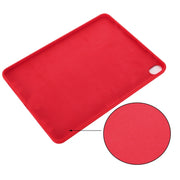 Solid Color Liquid Silicone Shockpoof Tablet Case For iPad Air 11 2024 / Air 2022 / 2020 10.9(Red)
