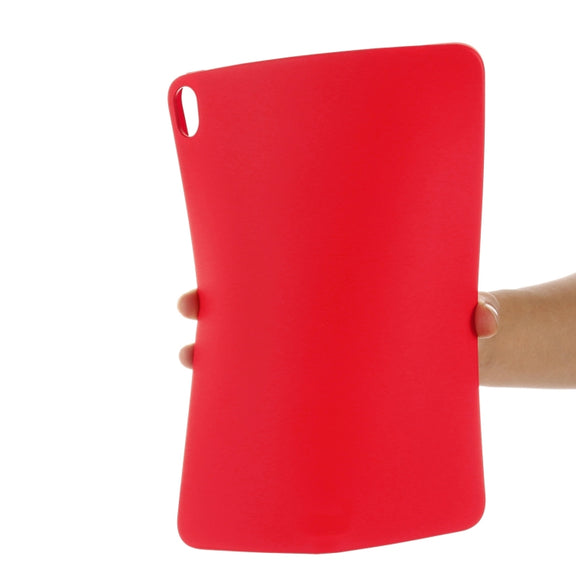 Solid Color Liquid Silicone Shockpoof Tablet Case For iPad Air 11 2024 / Air 2022 / 2020 10.9(Red)