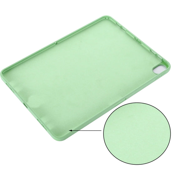 Solid Color Liquid Silicone Shockpoof Tablet Case For iPad Air 11 2024 / Air 2022 / 2020 10.9(Green)