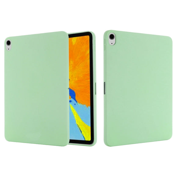 Solid Color Liquid Silicone Shockpoof Tablet Case For iPad Air 11 2024 / Air 2022 / 2020 10.9(Green)
