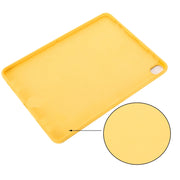 Solid Color Liquid Silicone Shockpoof Tablet Case For iPad Air 11 2024 / Air 2022 / 2020 10.9(Yellow)