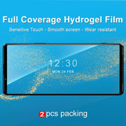 For Sony Xperia 1 III 2 PCS IMAK Curved Full Screen Hydrogel Film Front Protector