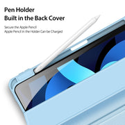 DUX DUCIS TOBY Series Shockproof PU Leather + PC + TPU Flip Smart Case For iPad Air 11 2025 / 2024 / Air 2022 / 2020 10.9(Blue)