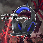 Anivia MH602 3.5mm Wired Gaming Headset with Microphone(Black Blue)