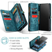For Samsung Galaxy A32 5G CaseMe Detachable Multifunctional Horizontal Flip Leather Phone Case(Green)