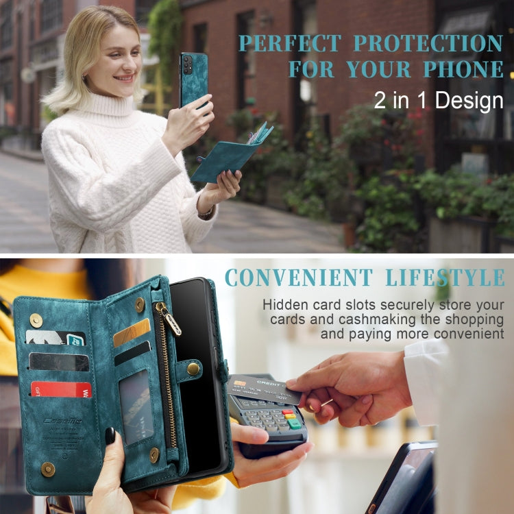 For Samsung Galaxy A32 5G CaseMe Detachable Multifunctional Horizontal Flip Leather Phone Case(Green)