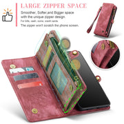 For Samsung Galaxy A32 5G CaseMe Detachable Multifunctional Horizontal Flip Leather Phone Case(Red)