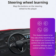 9601C HD 7 inch Manually Retractable Screen Car MP5 Player GPS Navigation Bluetooth Radio, Support Mirror Link & FM & TF Card & USB