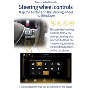 T100C 7 inch Manually Retractable Screen Car MP5 Player Radio, Support Mirror Link & FM & TF Card & USB & Bluetooth Hand-free Calling & Reversing Trajectory System & CayPlay Connection