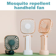 WT-TX6 Portable Foldable USB Charging Mosquito Repellent Handheld Electric Fan, 3 Speed Control(White)