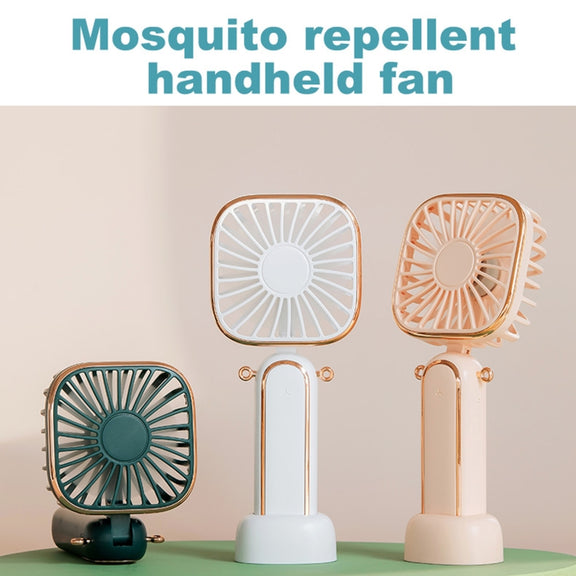 WT-TX6 Portable Foldable USB Charging Mosquito Repellent Handheld Electric Fan, 3 Speed Control(White)