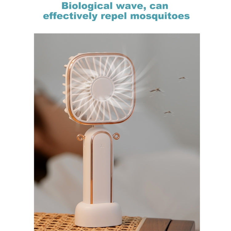 WT-TX6 Portable Foldable USB Charging Mosquito Repellent Handheld Electric Fan, 3 Speed Control(White)