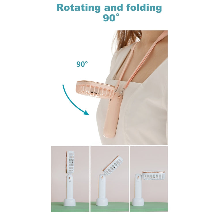 WT-TX6 Portable Foldable USB Charging Mosquito Repellent Handheld Electric Fan, 3 Speed Control(White)