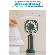 WT-TX6 Portable Foldable USB Charging Mosquito Repellent Handheld Electric Fan, 3 Speed Control(White)
