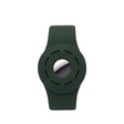 Anti-scratch Shockproof Silicone Bracelet Strap Protective Cover Case For AirTag(Deep Green) -  by PMc TechLife | Online Shopping South Africa | PMc TechLife | Buy Now Pay Later Mobicred